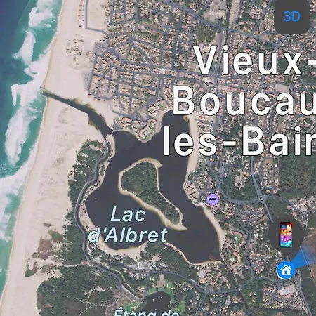 Vila A 1,7km,golf A 900m,jacuzzi ,wifi,bbq Soustons